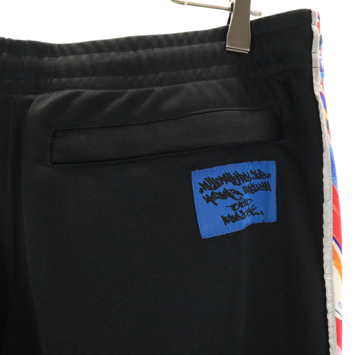 KENZO ケンゾー ポルトガル製 ロングパンツ XS ブルー×レッド レディース