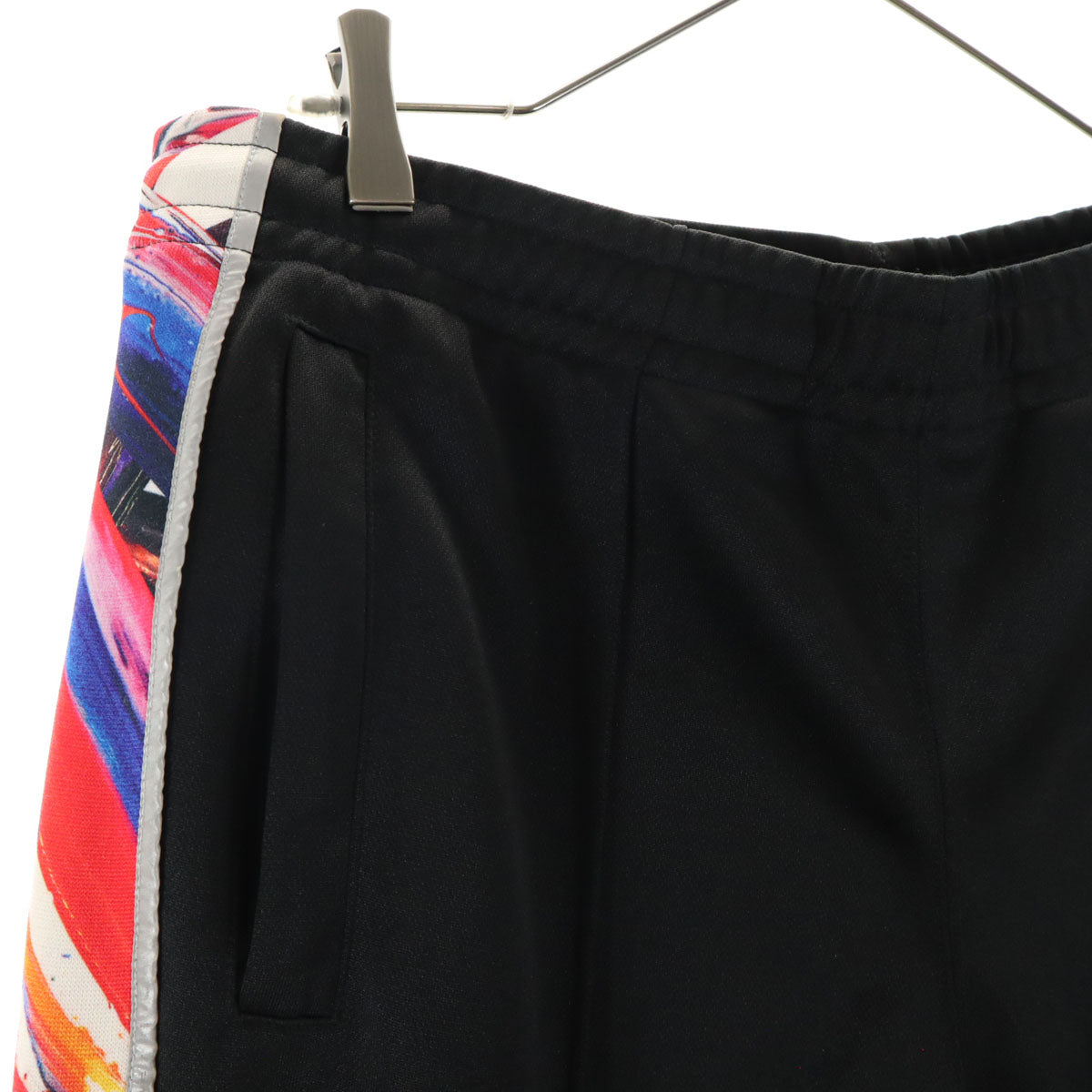 KENZO ケンゾー ポルトガル製 ロングパンツ XS ブルー×レッド レディース