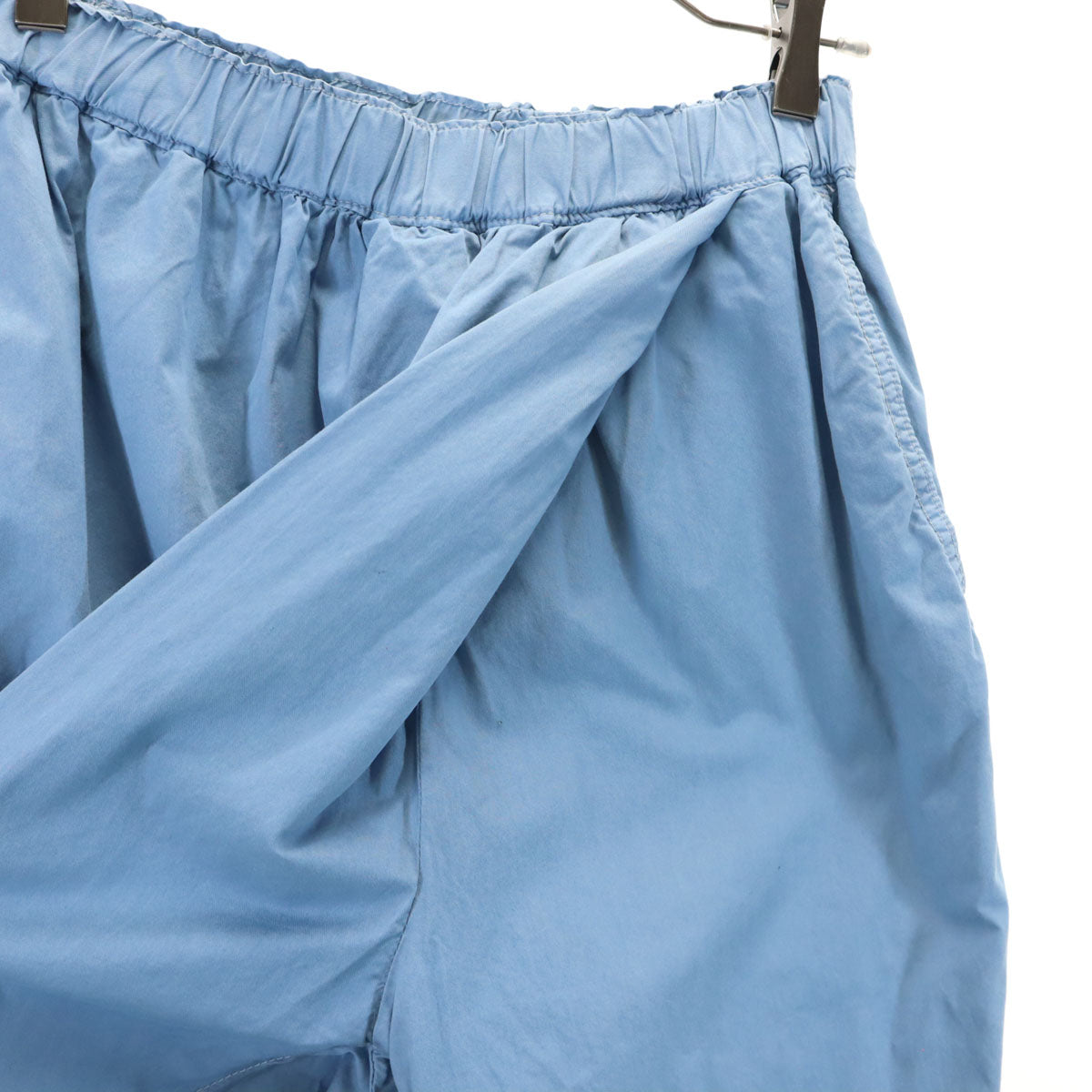 HYSTERIC GLAMOUR ヒステリックグラマー 日本製 リネンブレンド イージーパンツ FREE ネイビー レディース