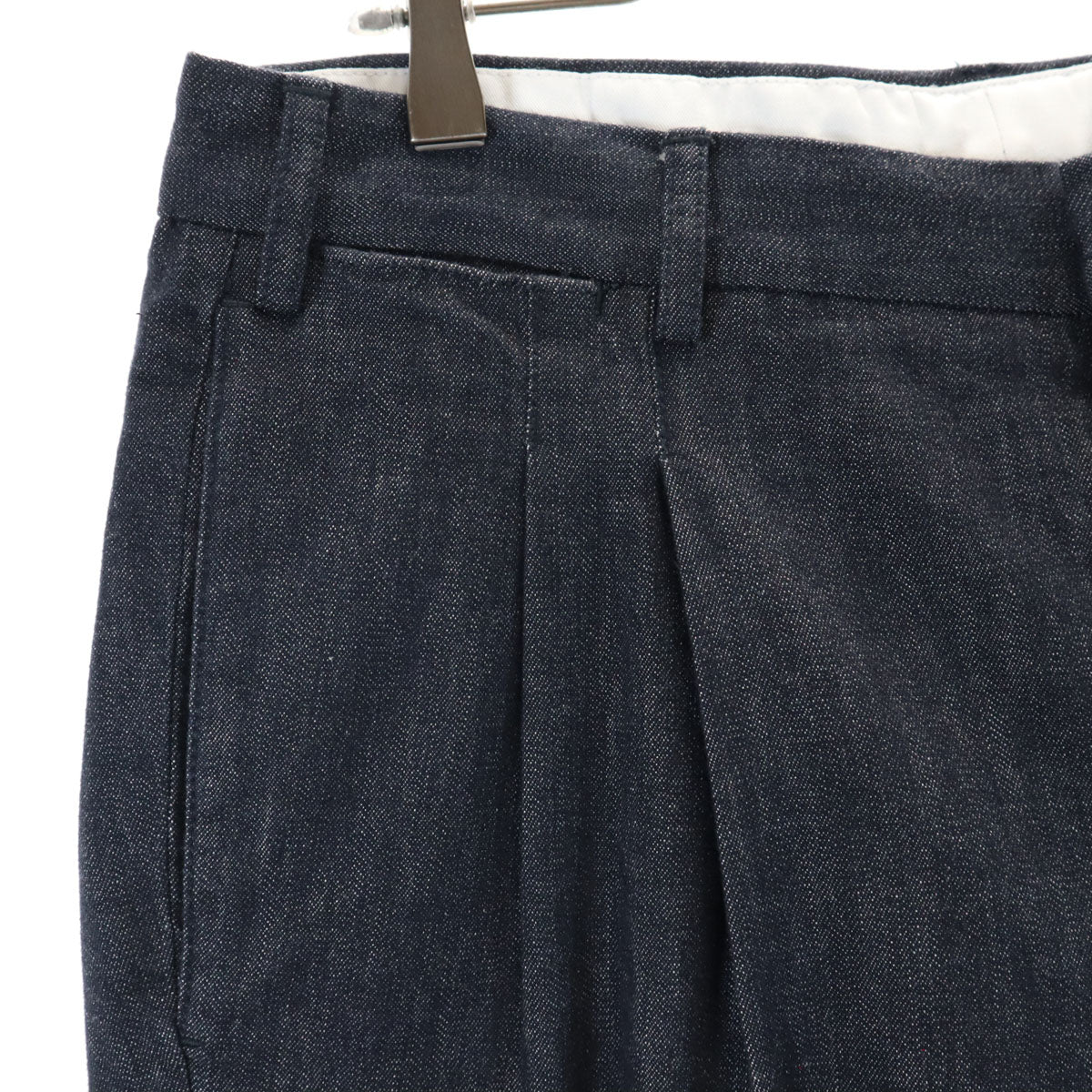 アースカルチャー ストレートデニムパンツ W29 グレー ボタンフライ ジーンズ メンズ