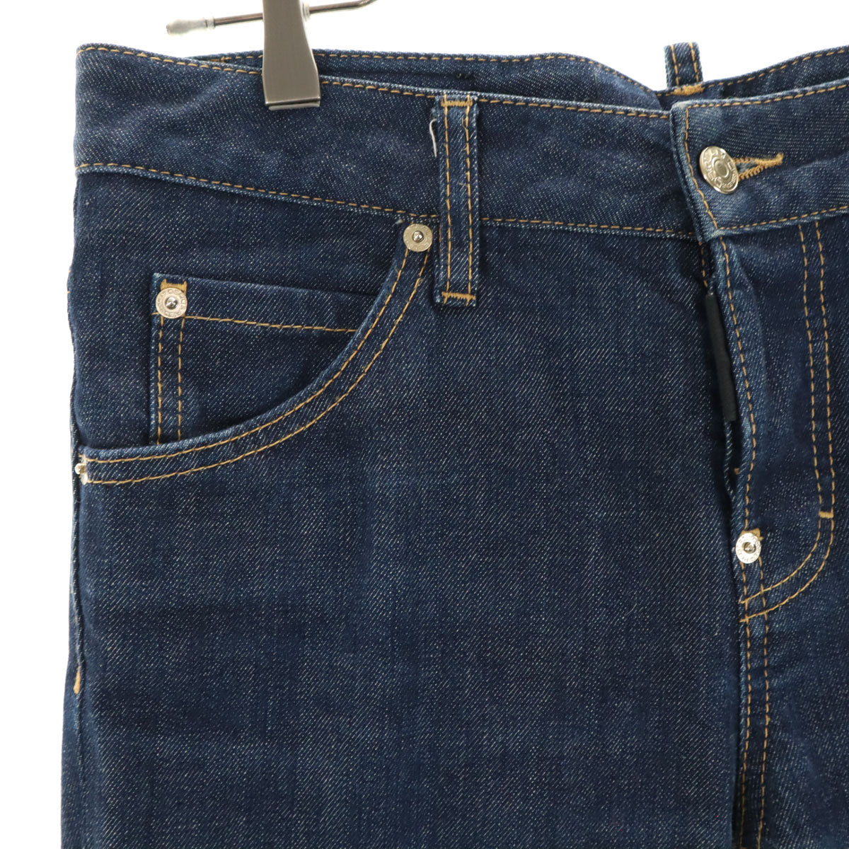 DSQUARED2 ディースクエアード イタリア製 アンクル丈 スキニーデニムパンツ 40 インディゴ ジーンズ レディース