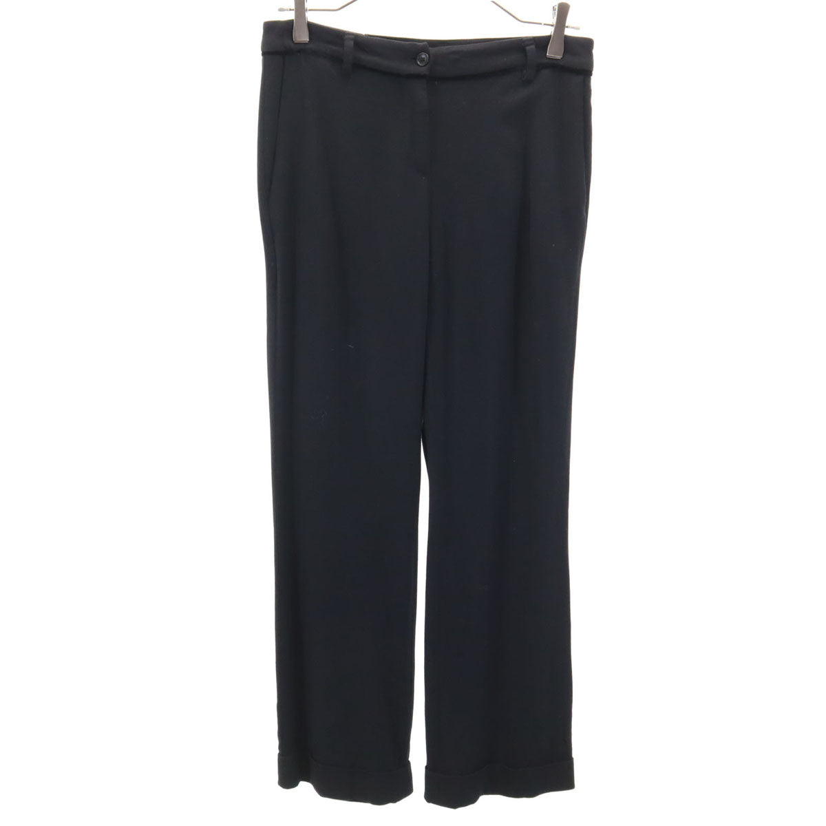 D&G DOLCE&GABBANA ディーアンドジー ドルチェアンドガッバーナ イタリア製 ロングパンツ 26/40 ブラック系 レディース
