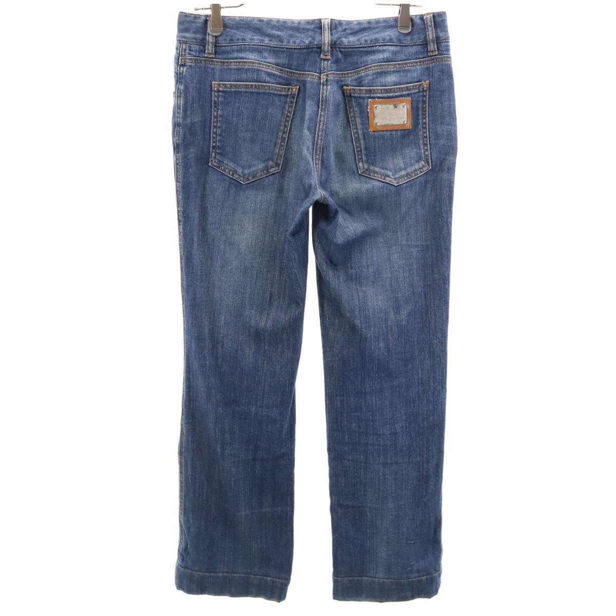 エムエムシックス メゾンマルジェラ カットオフ スリムデニムパンツ 38 ブラック系 ジーンズ レディース