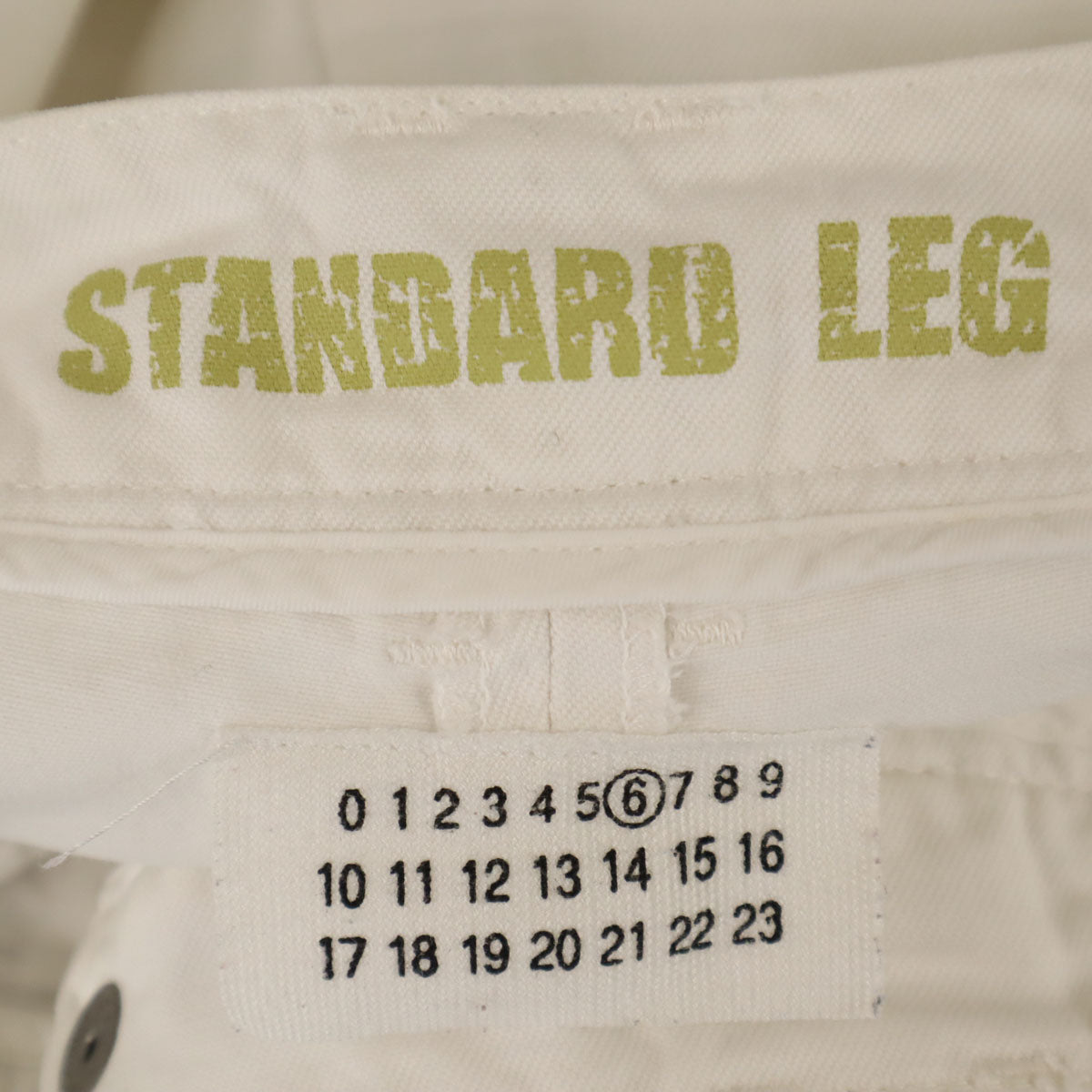 MARTIN MARGIELA マルタンマルジェラ イタリア製 ストレートパンツ 38 ホワイト レディース