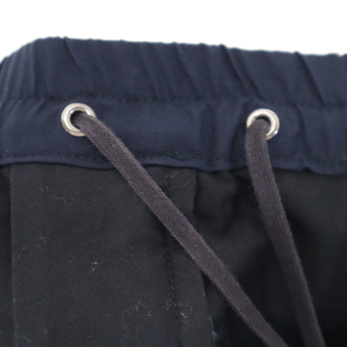 Hakuro ハクロ イージー スラックスパンツ S ネイビー メンズ