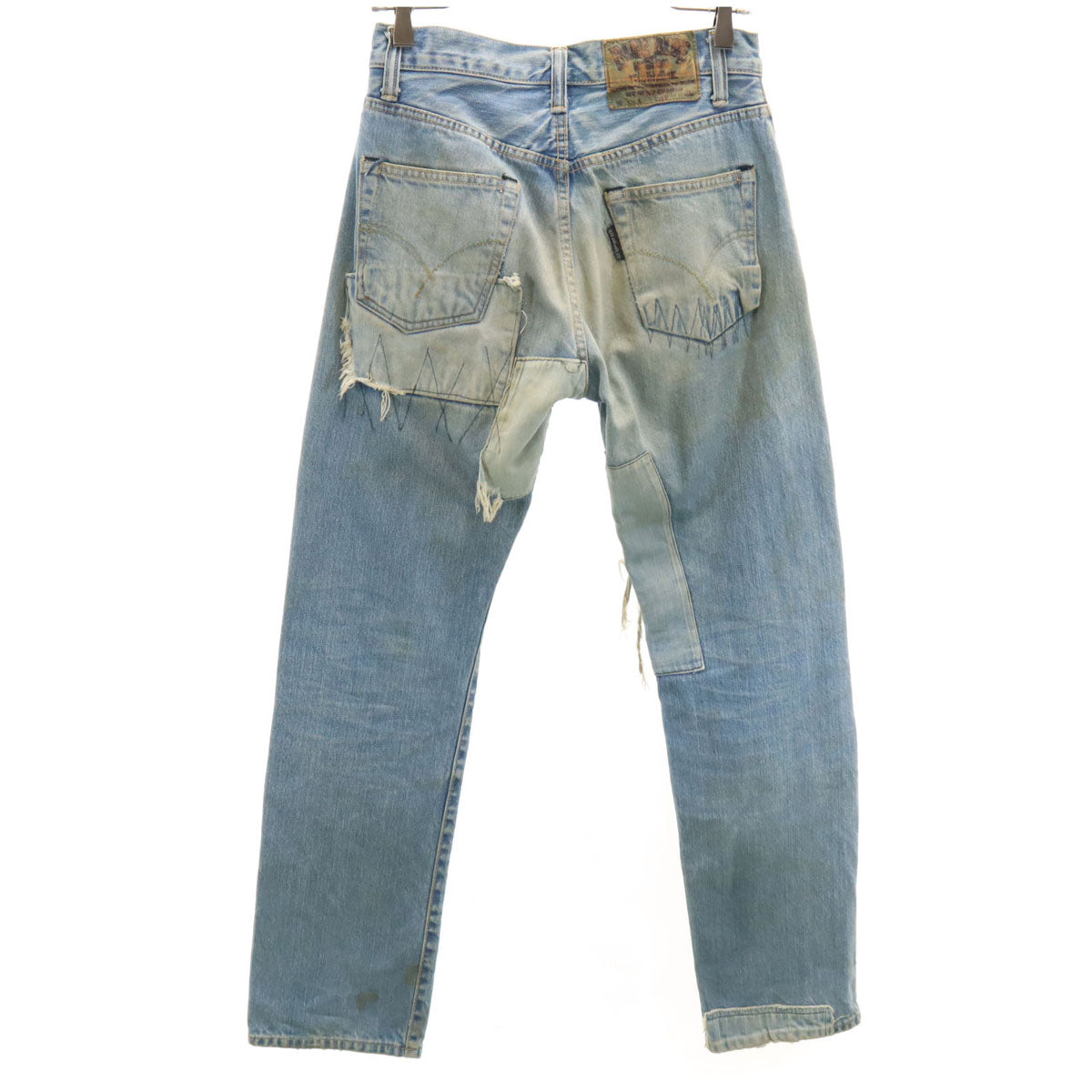 HYSTERIC GLAMOUR ヒステリックグラマー 日本製 スキニーデニムパンツ W23 ウォッシュブルー ジーンズ レディース