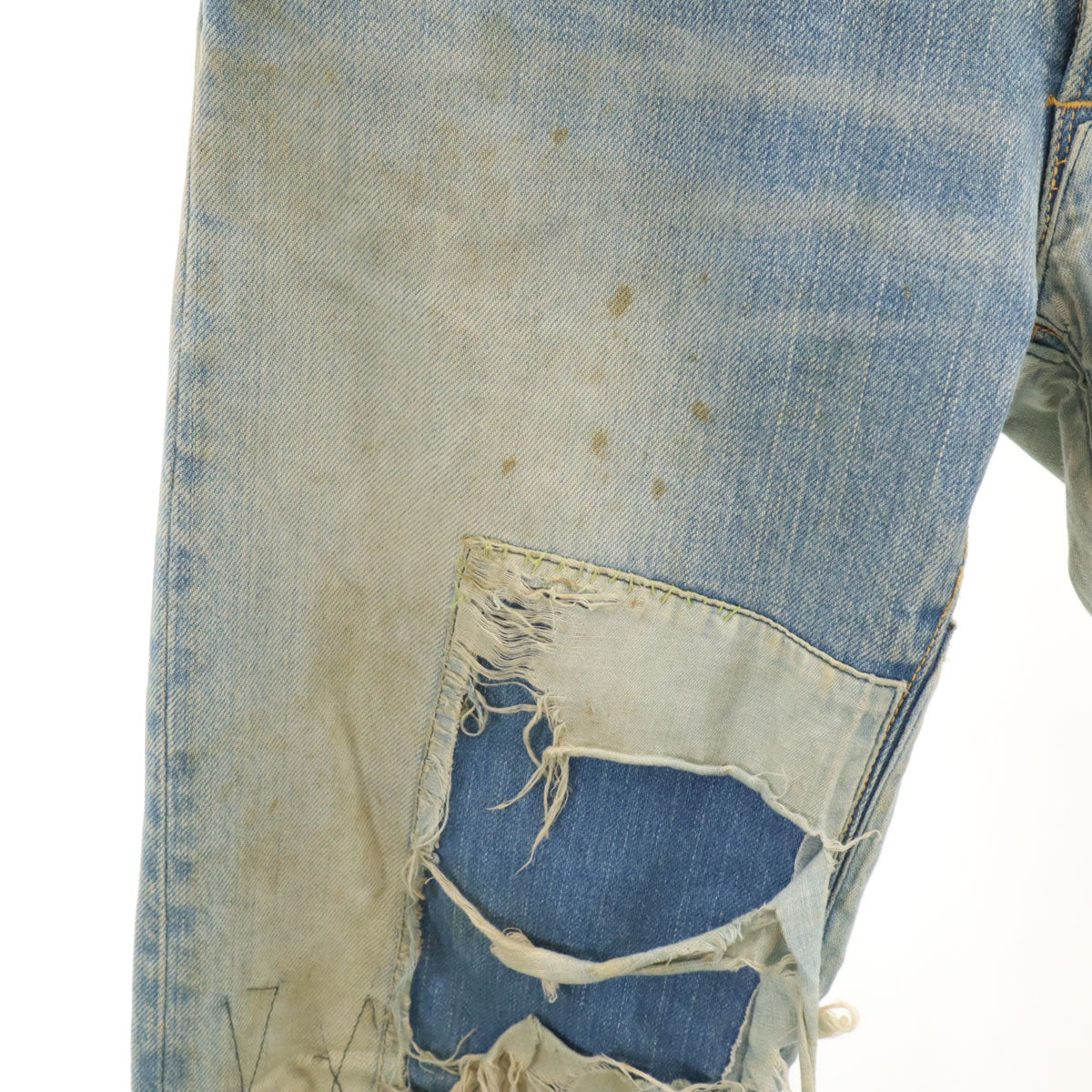 HYSTERIC GLAMOUR ヒステリックグラマー 日本製 スキニーデニムパンツ W23 ウォッシュブルー ジーンズ レディース