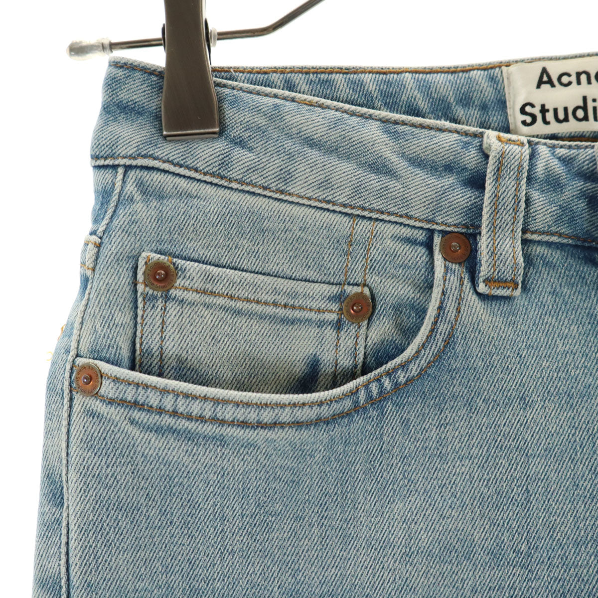 ACNE STUDIOS アクネストゥディオズ イタリア製 スキニーデニムパンツ W23 ウォッシュブルー ジーンズ レディース