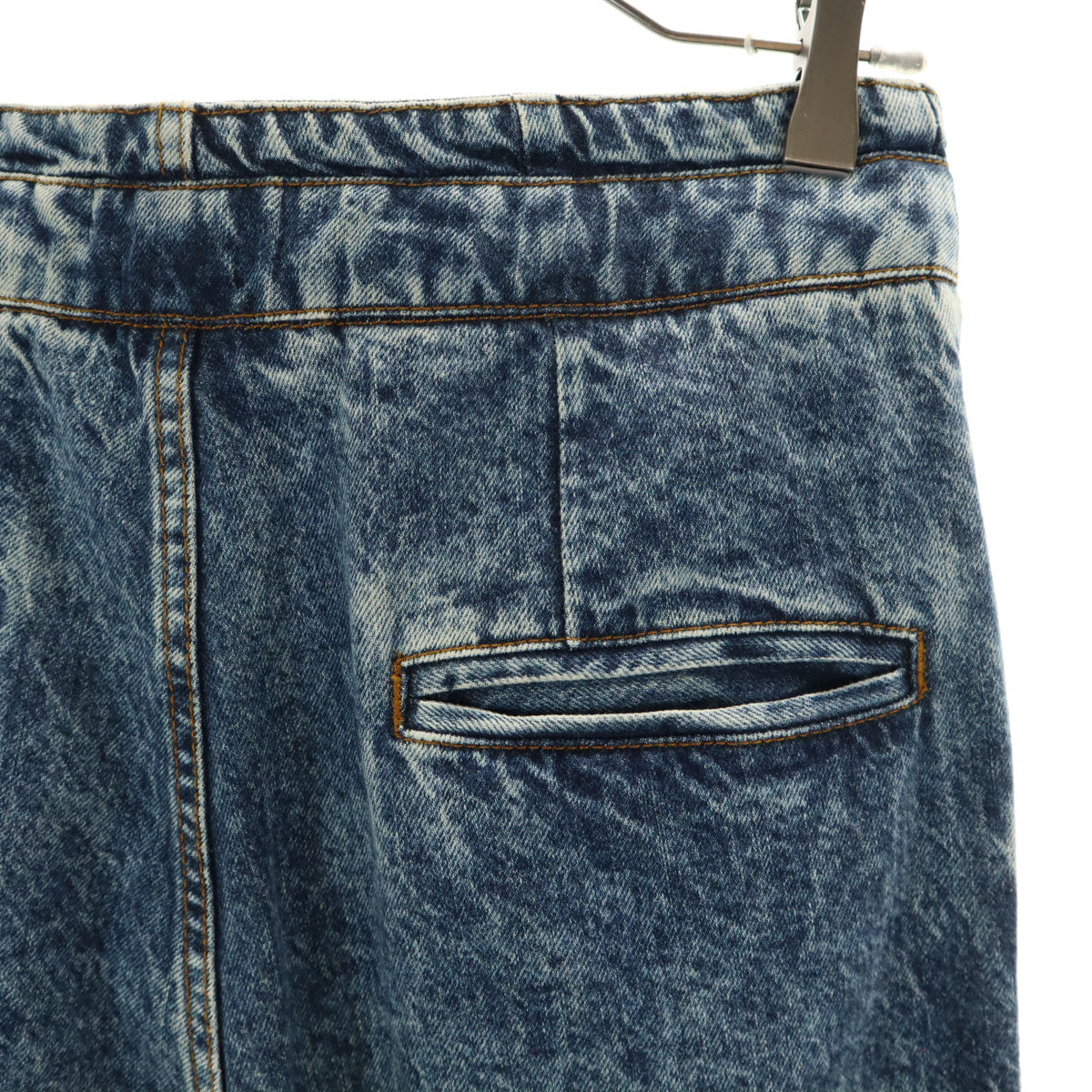 ISABEL MARANT イザベルマラン ケミカル テーパードデニムパンツ 38 インディゴブルー ジーンズ ハイライズ レディース