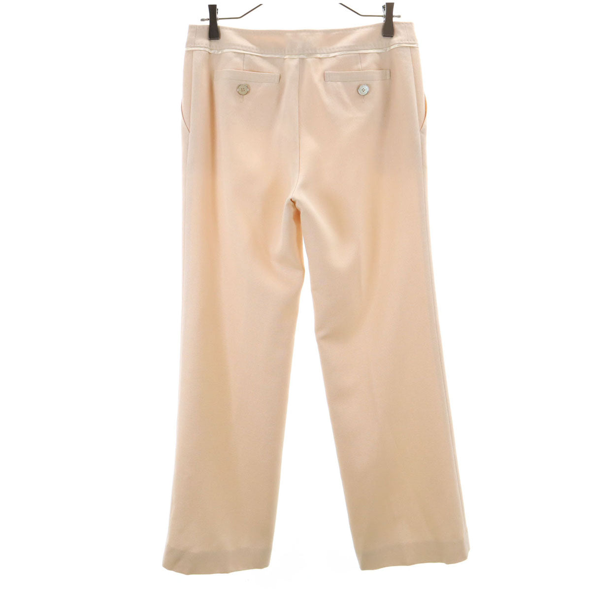 courreges クレージュ ワイドパンツ 40 ペールオレンジ レディース