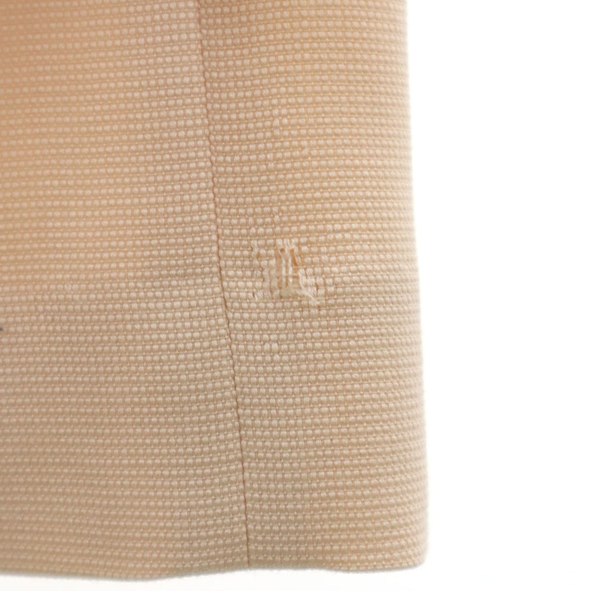 courreges クレージュ ワイドパンツ 40 ペールオレンジ レディース