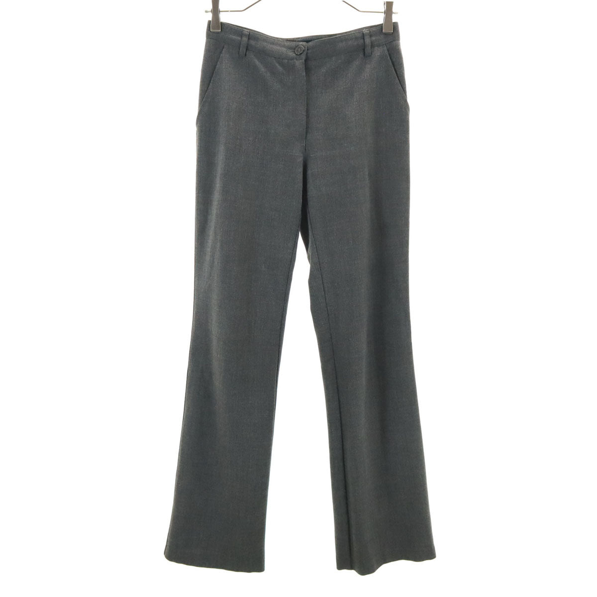 ARMANI JEANS アルマーニジーンズ イタリア製 スラックスパンツ 38 チャコールグレー レディース