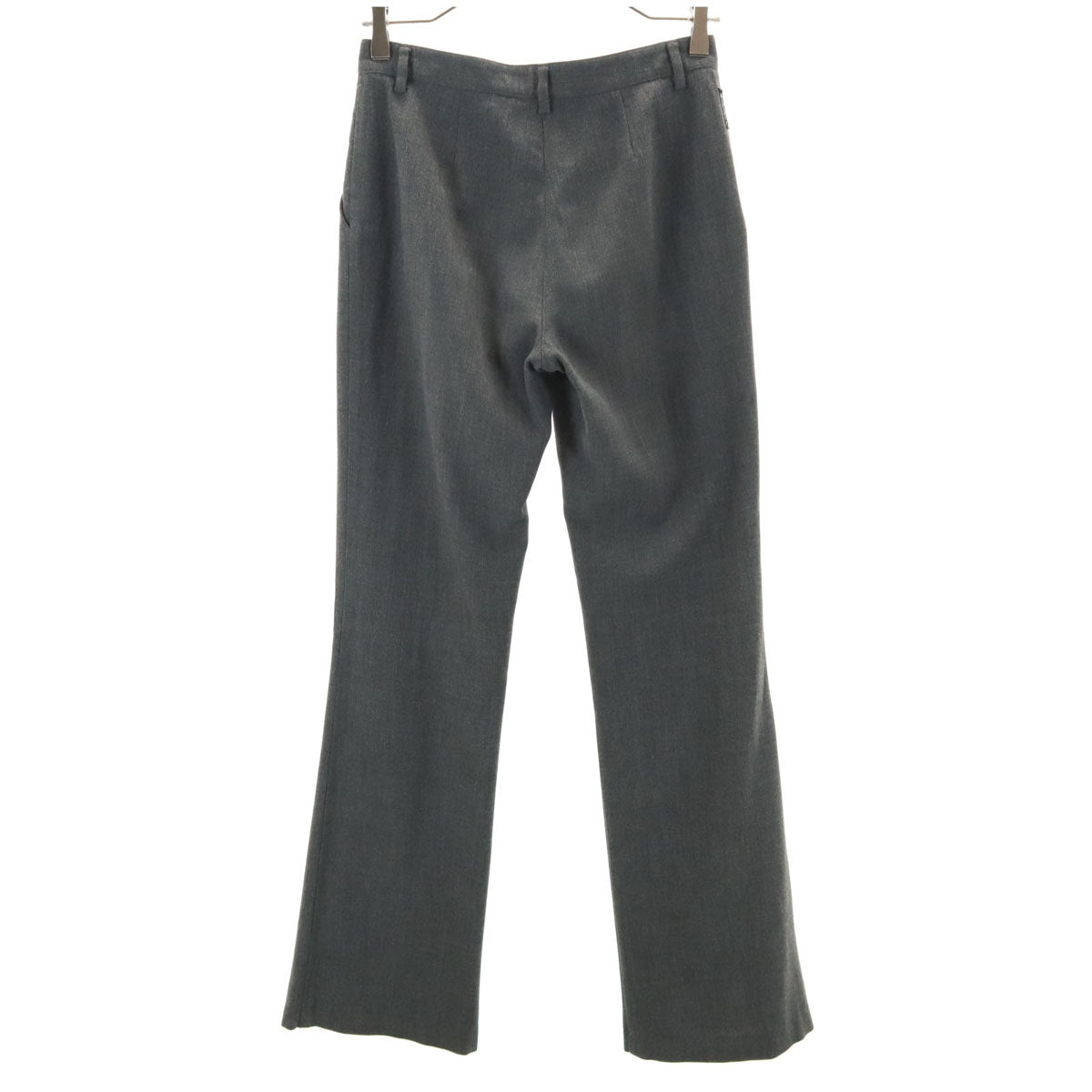ARMANI JEANS アルマーニジーンズ イタリア製 スラックスパンツ 38 チャコールグレー レディース