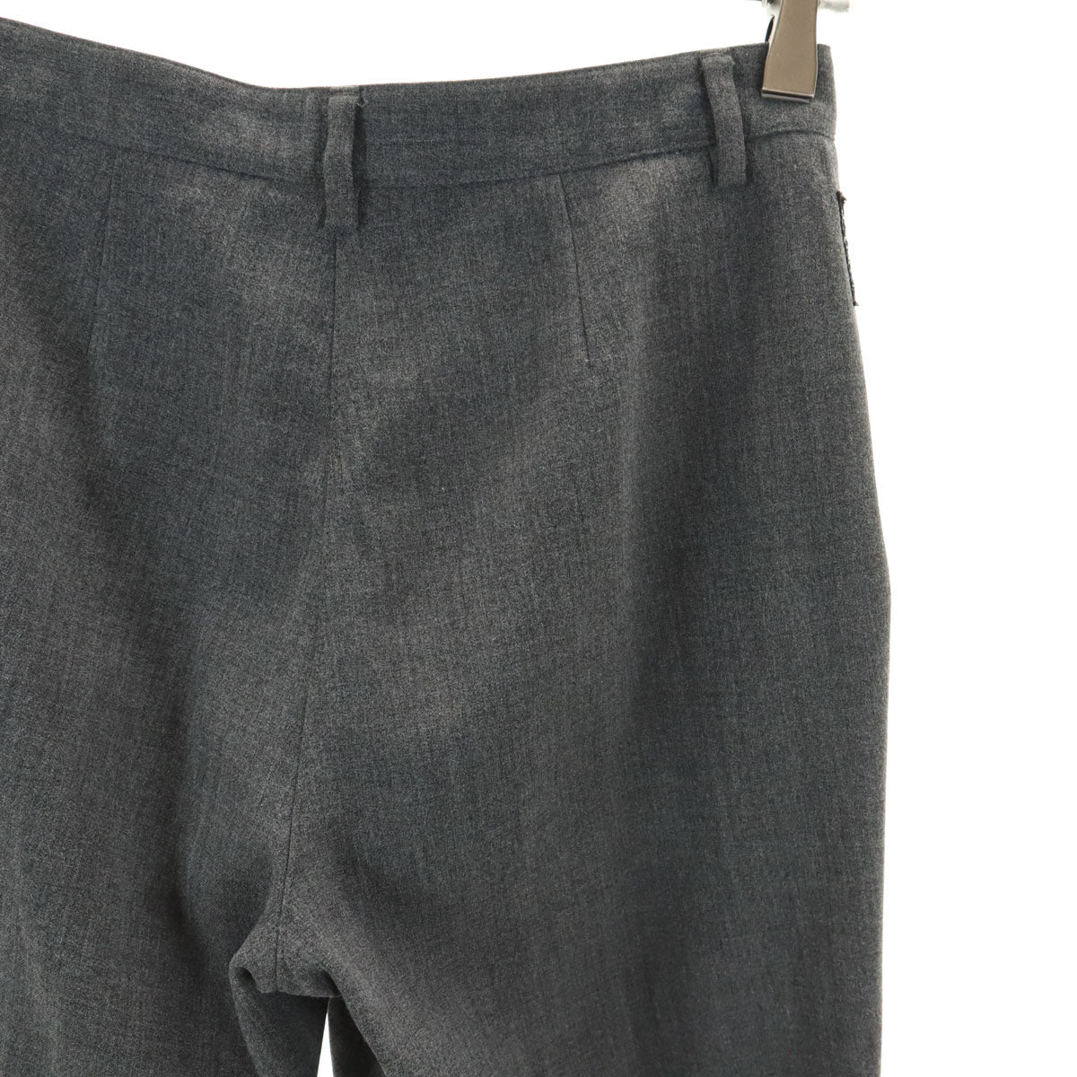 ARMANI JEANS アルマーニジーンズ イタリア製 スラックスパンツ 38 チャコールグレー レディース