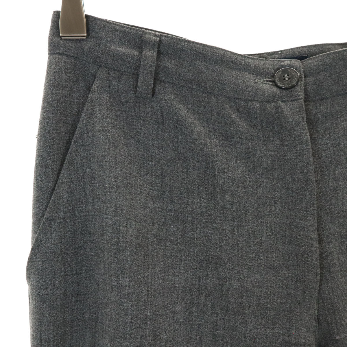 ARMANI JEANS アルマーニジーンズ イタリア製 スラックスパンツ 38 チャコールグレー レディース
