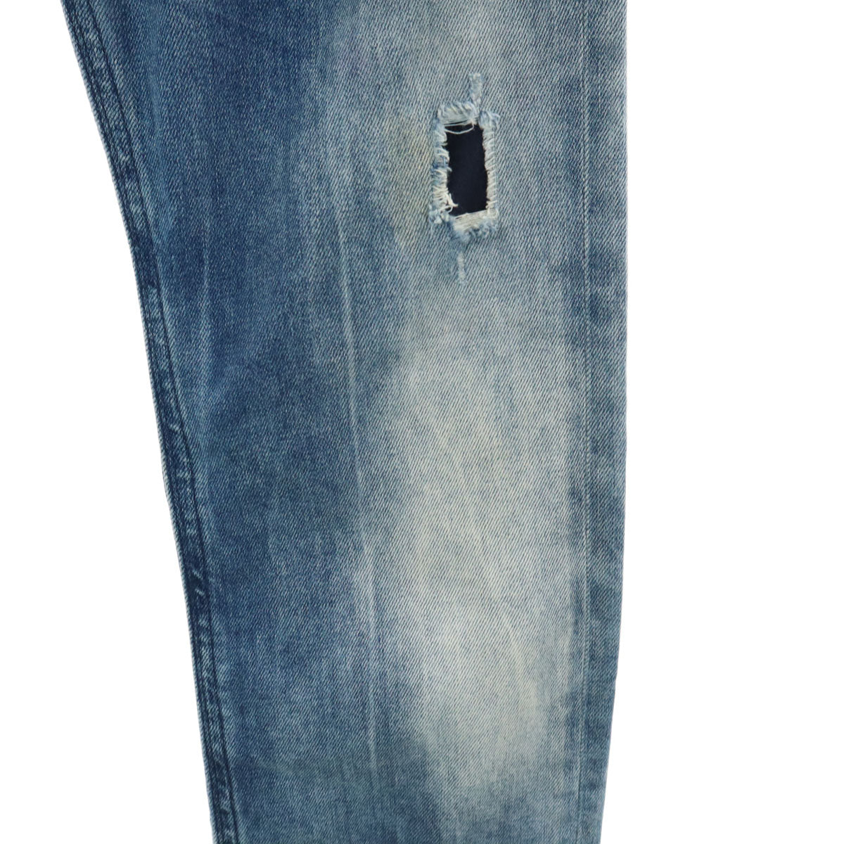 BLUE BLUE ブルーブルー 日本製 ブーツカット デニムペインターパンツ W30 ウォッシュブルー レディース