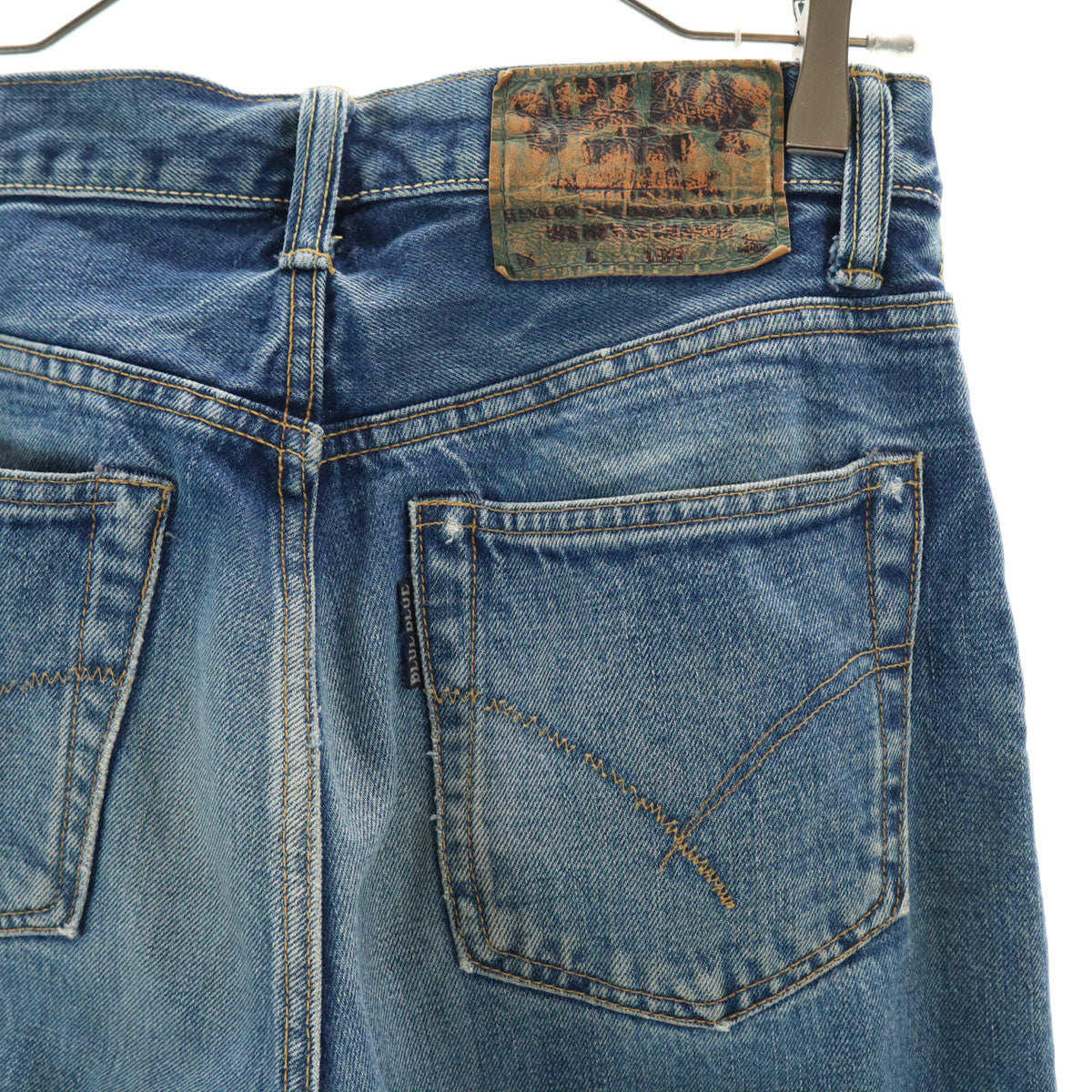 BLUE BLUE ブルーブルー 日本製 デニムパンツ W29 ウォッシュブルー ジーンズ メンズ