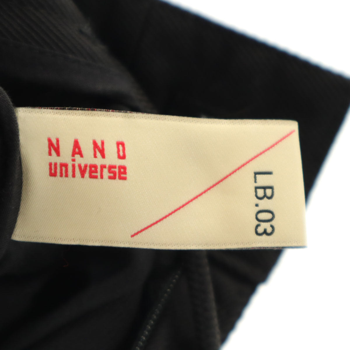nano universe ナノユニバース カーゴパンツ 1 ブラック LB.03 レディース