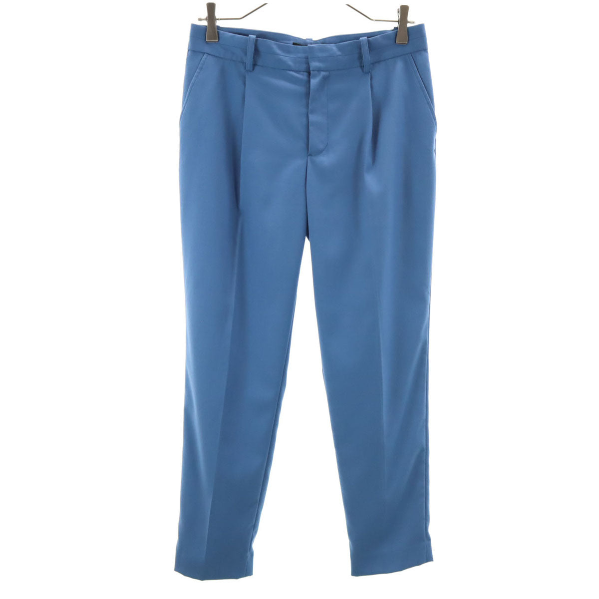 green label relaxing グリーンレーベルリラクシング テーパードパンツ 38 ブルー系 レディース