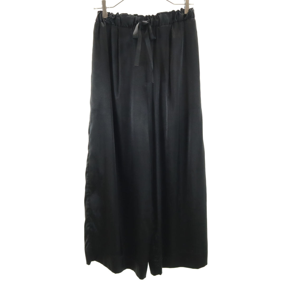 Ray Beams レイビームス ドット柄 サテン イージーパンツ 0 黒 レディース