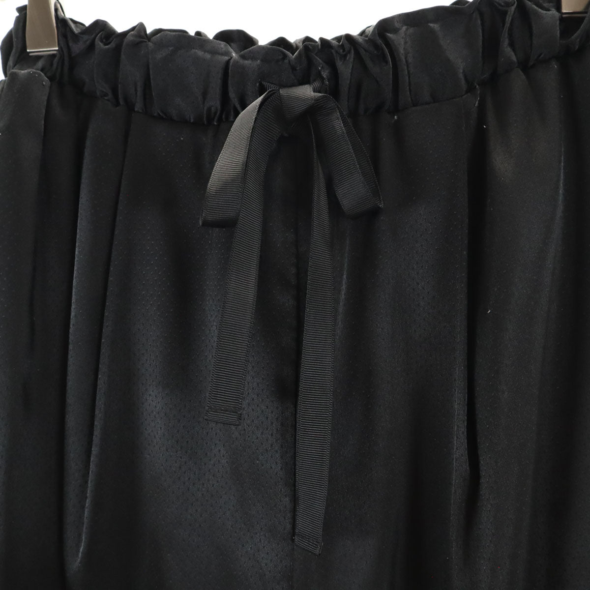 Ray Beams レイビームス ドット柄 サテン イージーパンツ 0 黒 レディース