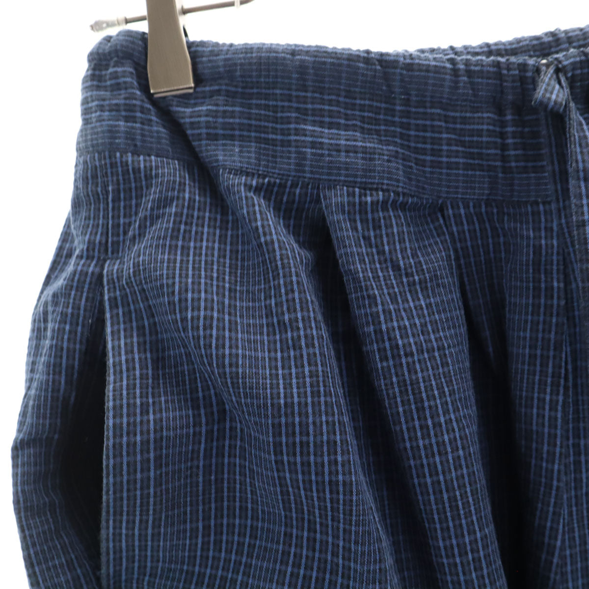 ランフランセダンタン 日本製 コットン ワイドパンツ グレー メンズ