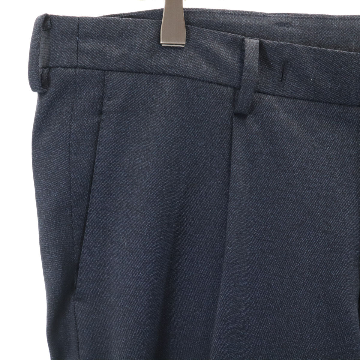 Mackintosh マッキントッシュ ウールブレンド スラックスパンツ 40 ネイビー メンズ