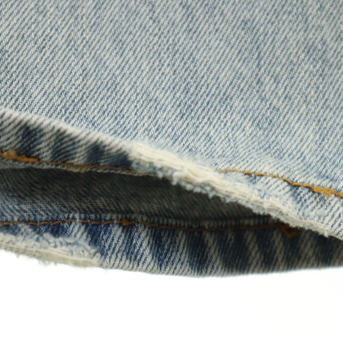 mnml ミニマル ダメージ加工 ストレートデニムパンツ w31 ジーンズ ボタンフライ メンズ