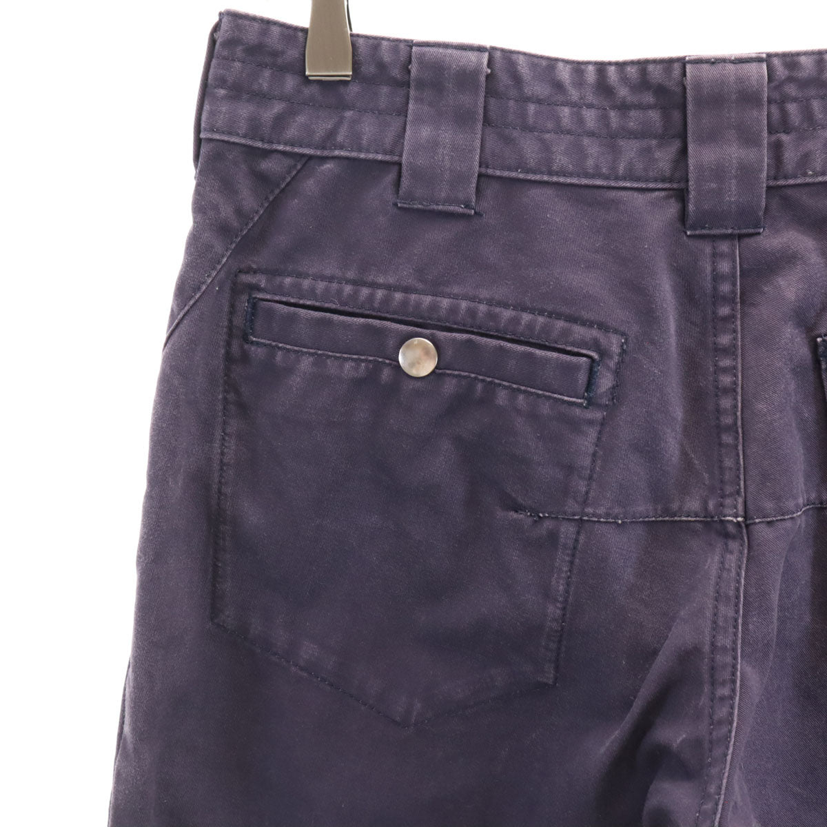 n(n) BY NUMBER (N)INE エヌエヌバイナンバーナイン 日本製 ワークパンツ 4 紺紫 メンズ