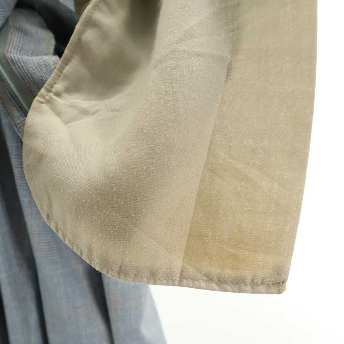 VINTAGE ヴィンテージ 70s 80s チェック柄 トラウザーズ パンツ ベージュ メンズ