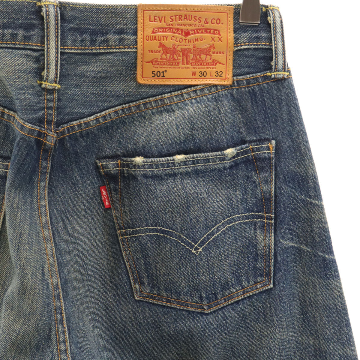 Levi's リーバイス 501 ストレートデニムパンツ w30 ボタンフライ ジーンズ メンズ