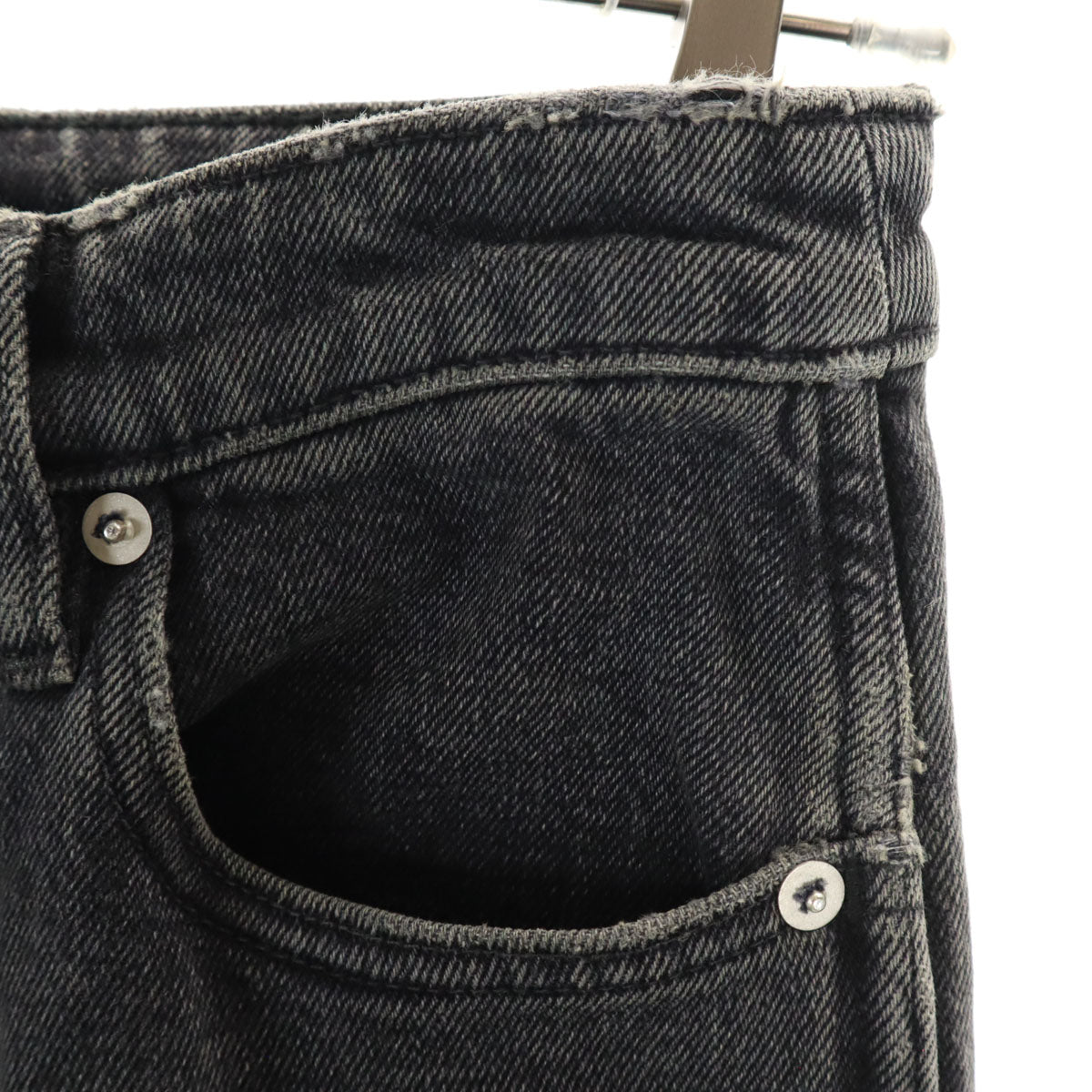 SIMON MILLER サイモンミラー USA製 ストレートデニムパンツ W26 グレー系 ジーンズ レディース