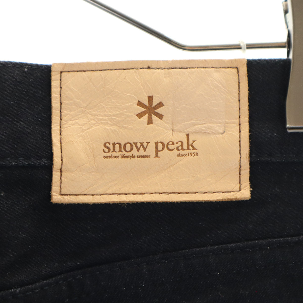 snowpeak スノーピーク デニムパンツ S 黒 ジーンズ メンズ