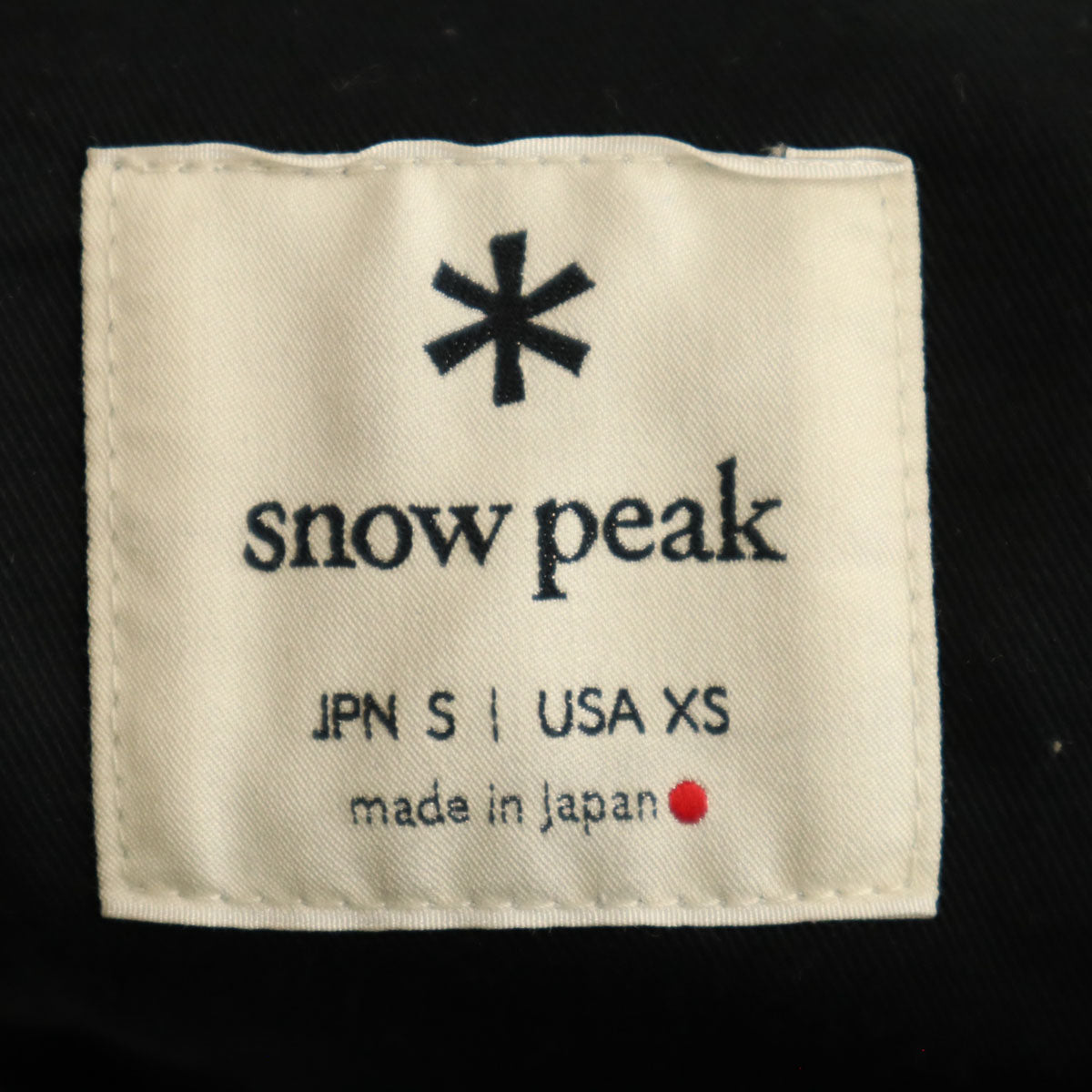 snowpeak スノーピーク デニムパンツ S 黒 ジーンズ メンズ
