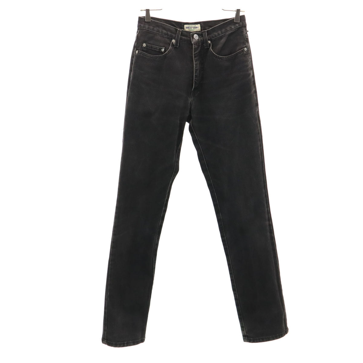 GUESS JEANS ゲスジーンズ 90s USA製 オールド デニムパンツ W28 ブラック ジーンズ メンズ