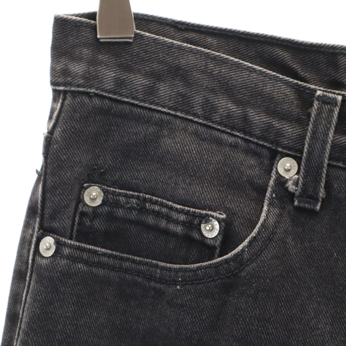GUESS JEANS ゲスジーンズ 90s USA製 オールド デニムパンツ W28 ブラック ジーンズ メンズ