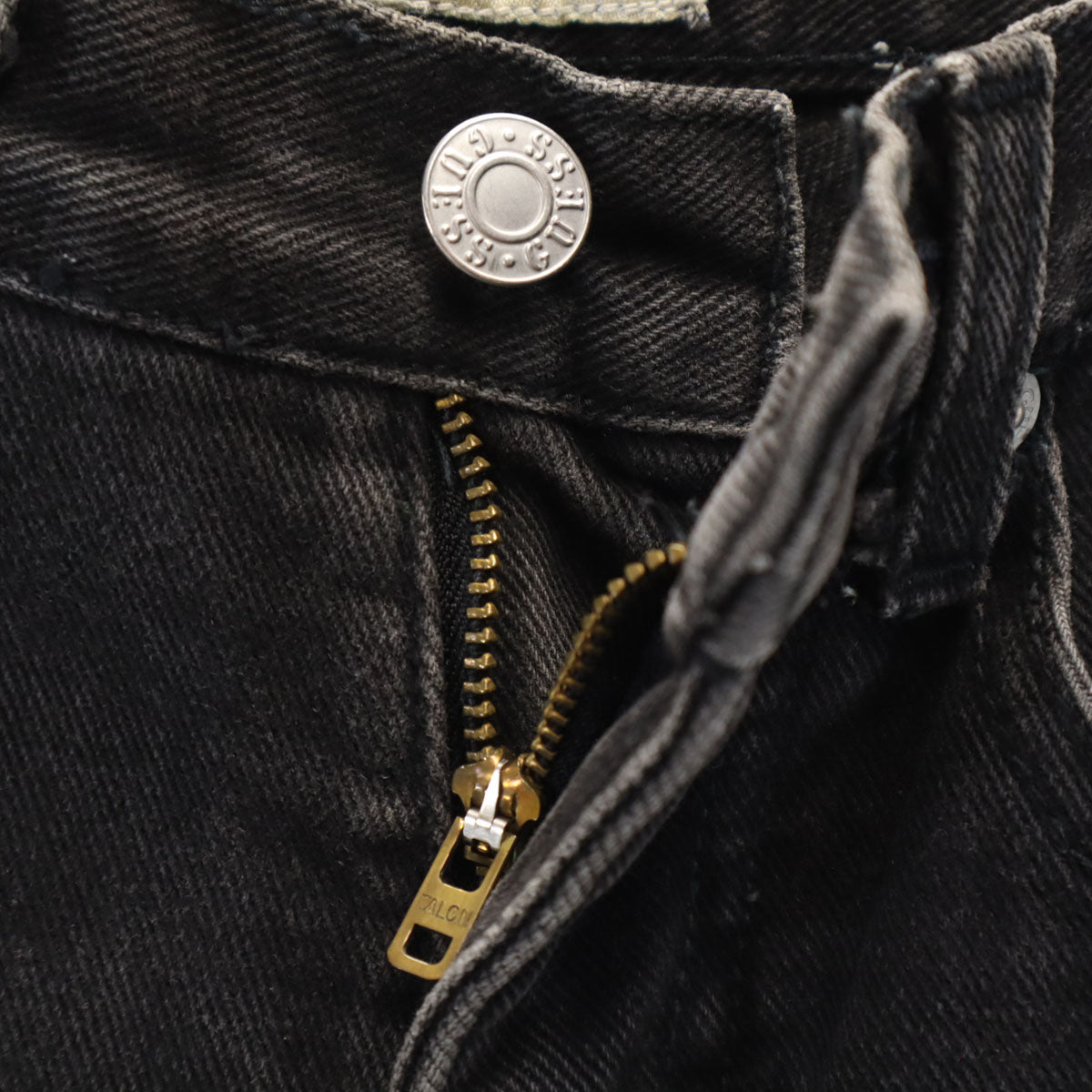 GUESS JEANS ゲスジーンズ 90s USA製 オールド デニムパンツ W28 ブラック ジーンズ メンズ