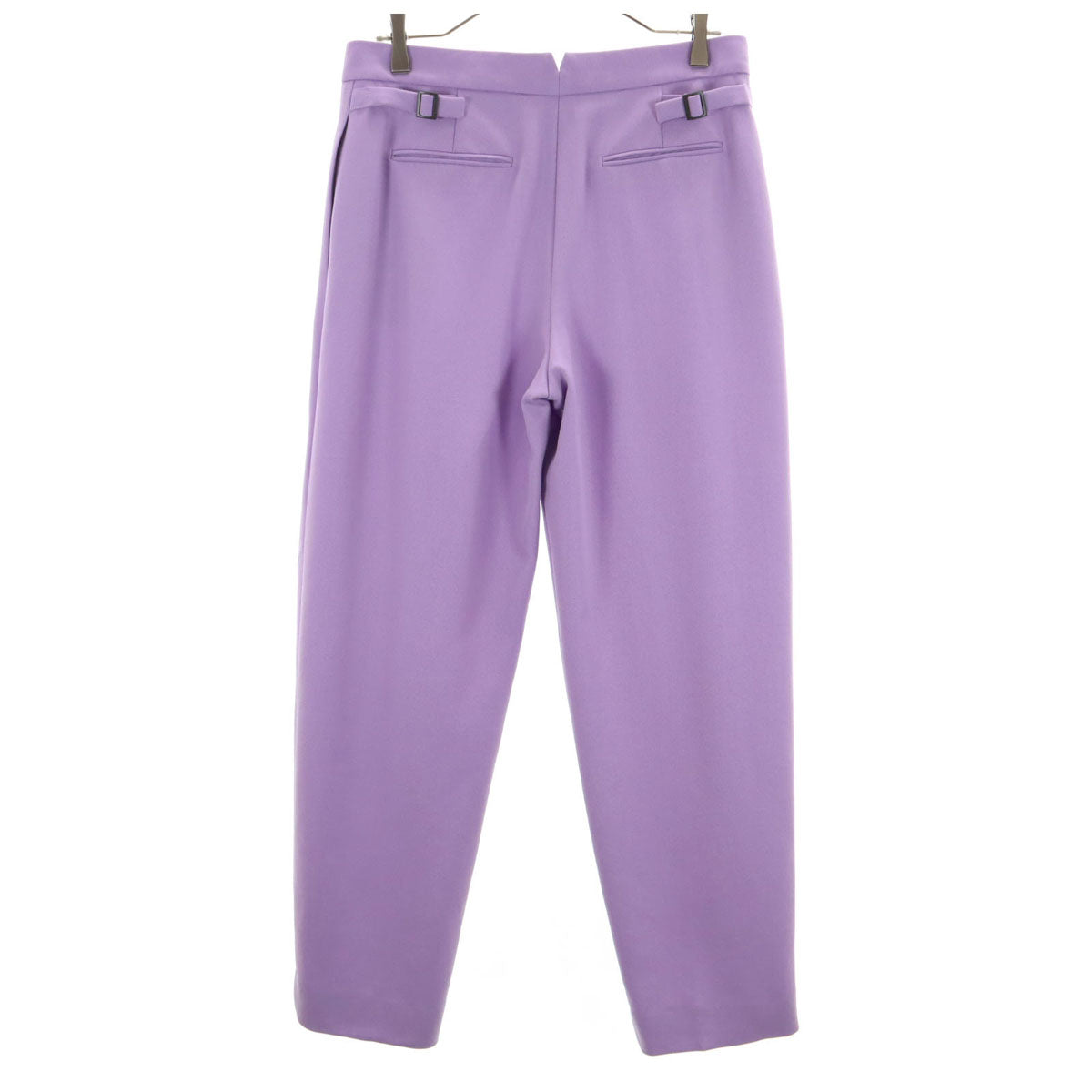 BOSS HUGO BOSS ボスヒューゴボス テーパードパンツ 42 パープル タック レディース