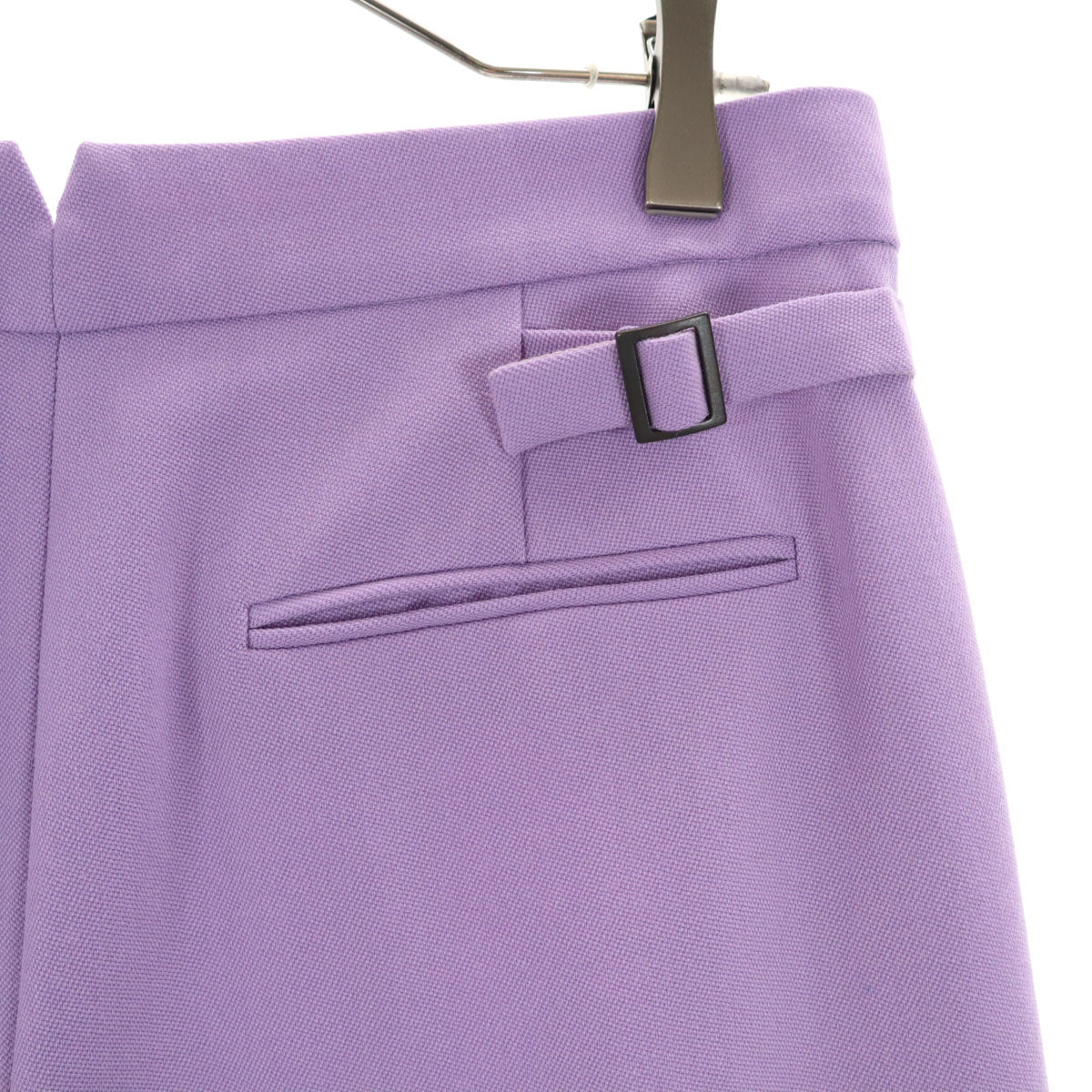 BOSS HUGO BOSS ボスヒューゴボス テーパードパンツ 42 パープル タック レディース