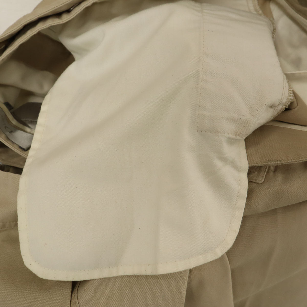 HERMES エルメス イタリア製 リネンブレンド トラウザー パンツ 46 ブラック系 メンズ