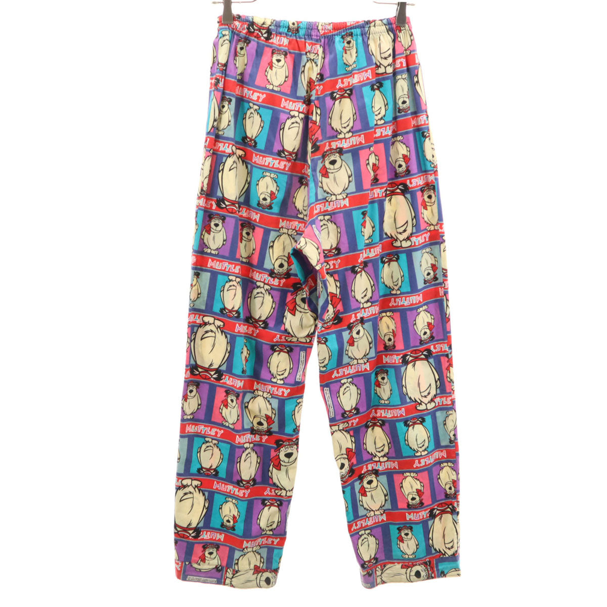 90s オールド チキチキマシン猛レース ケンケン パジャマ パンツ マルチ MUTTLEY キャラクター ユニセックス メンズ