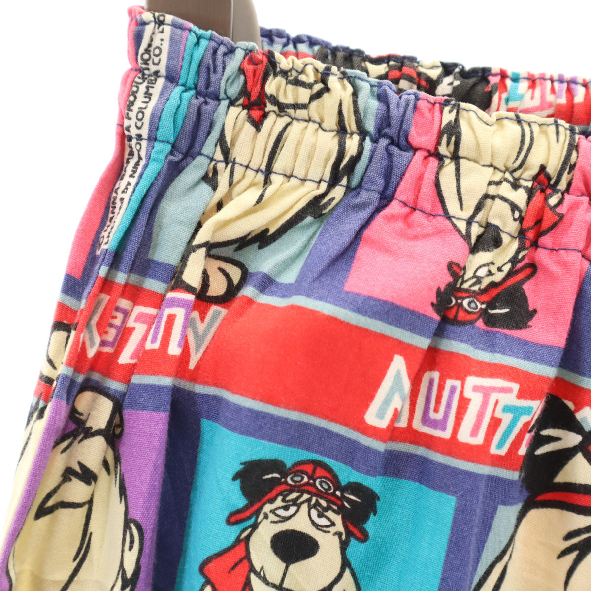 90s オールド チキチキマシン猛レース ケンケン パジャマ パンツ マルチ MUTTLEY キャラクター ユニセックス メンズ