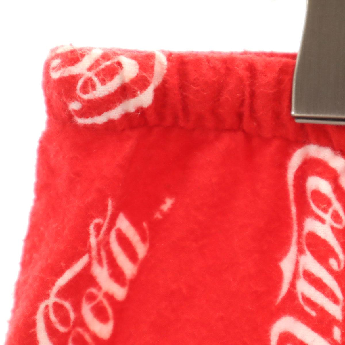 CocaCola コカコーラ 総ロゴ コットンネル パジャマ パンツ L レッド ユニセックス メンズ