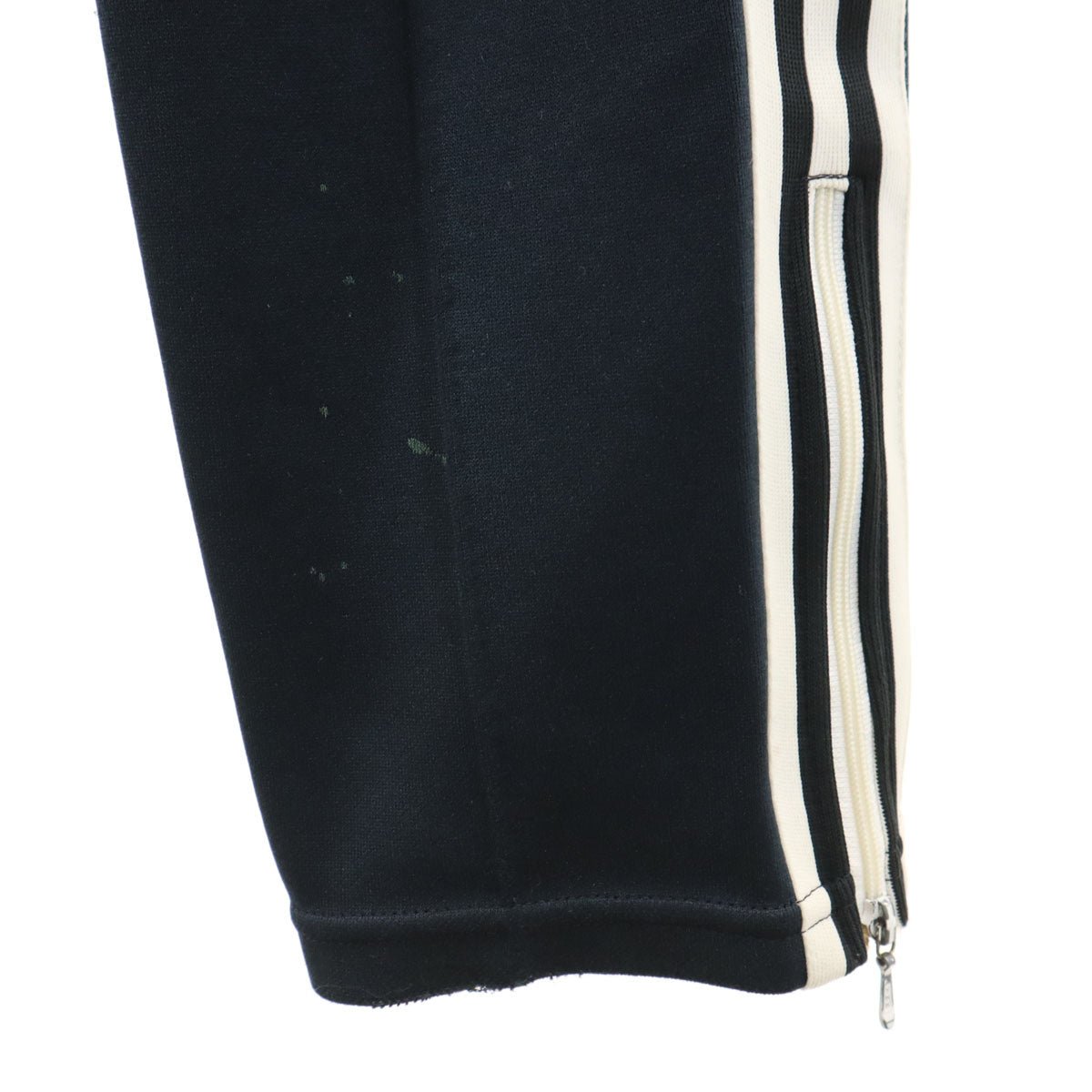 adidas アディダス 70s 西ドイツタグ ヴィンテージ ロングジャージパンツ 3 ブラック デサント メンズ