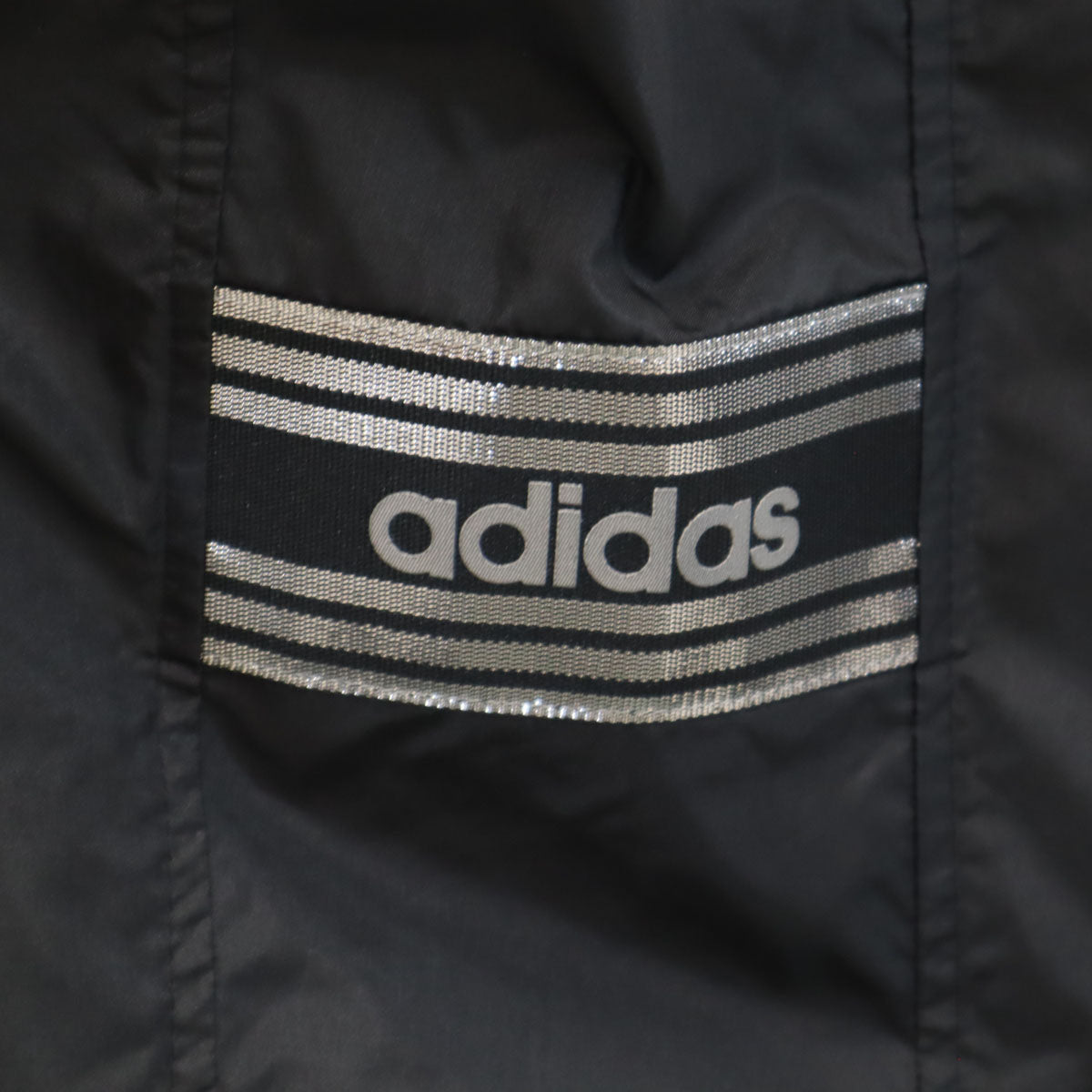 adidas アディダス 80s 日本製 ヴィンテージ ウインドパンツ L-O ブラック デサント メンズ