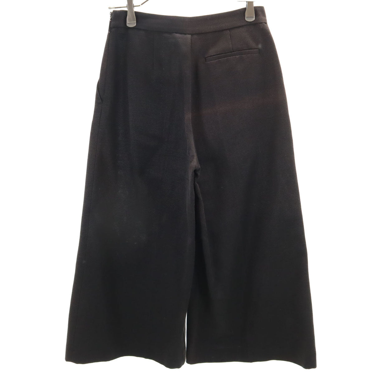 MSGM エムエスジーエム イタリア製 クロップド ワイドパンツ 38 ブラック系 レディース