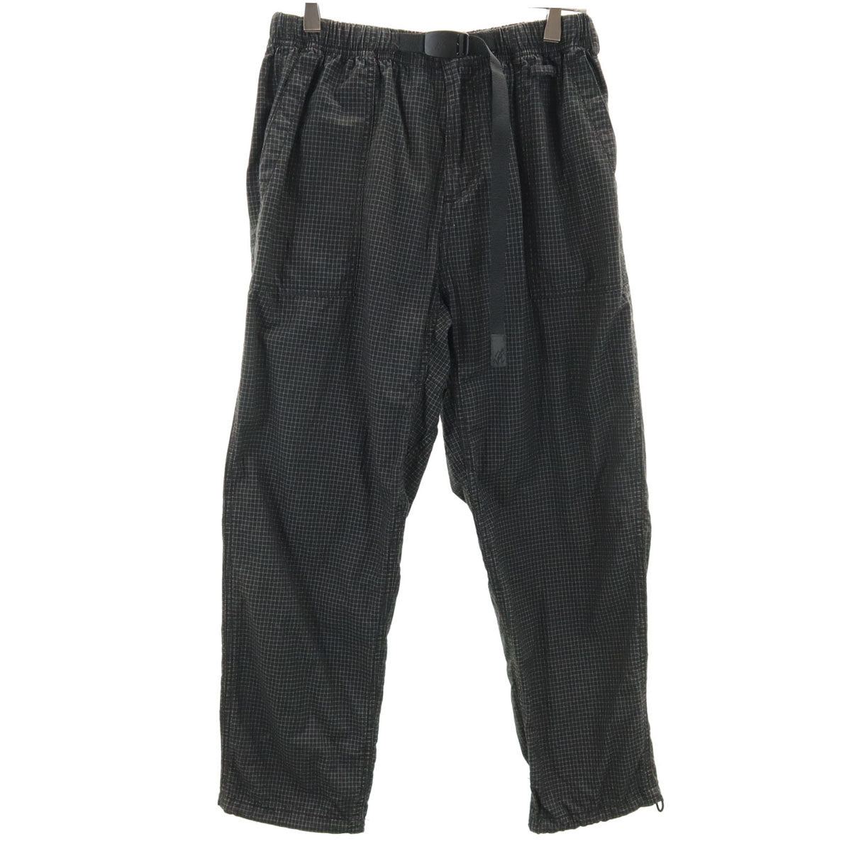 Gramicci グラミチ B:MING by BEAMS ビームス別注 チェック柄 クライミングパンツ M チャコールブラック アウトドア メンズ