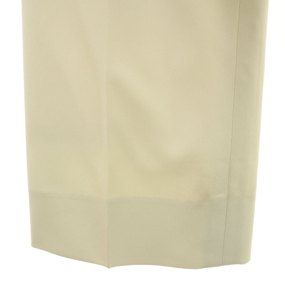 LANVIN LA COLLECTION ランバンコレクション 日本製 ロングパンツ 38 アイボリー レディース