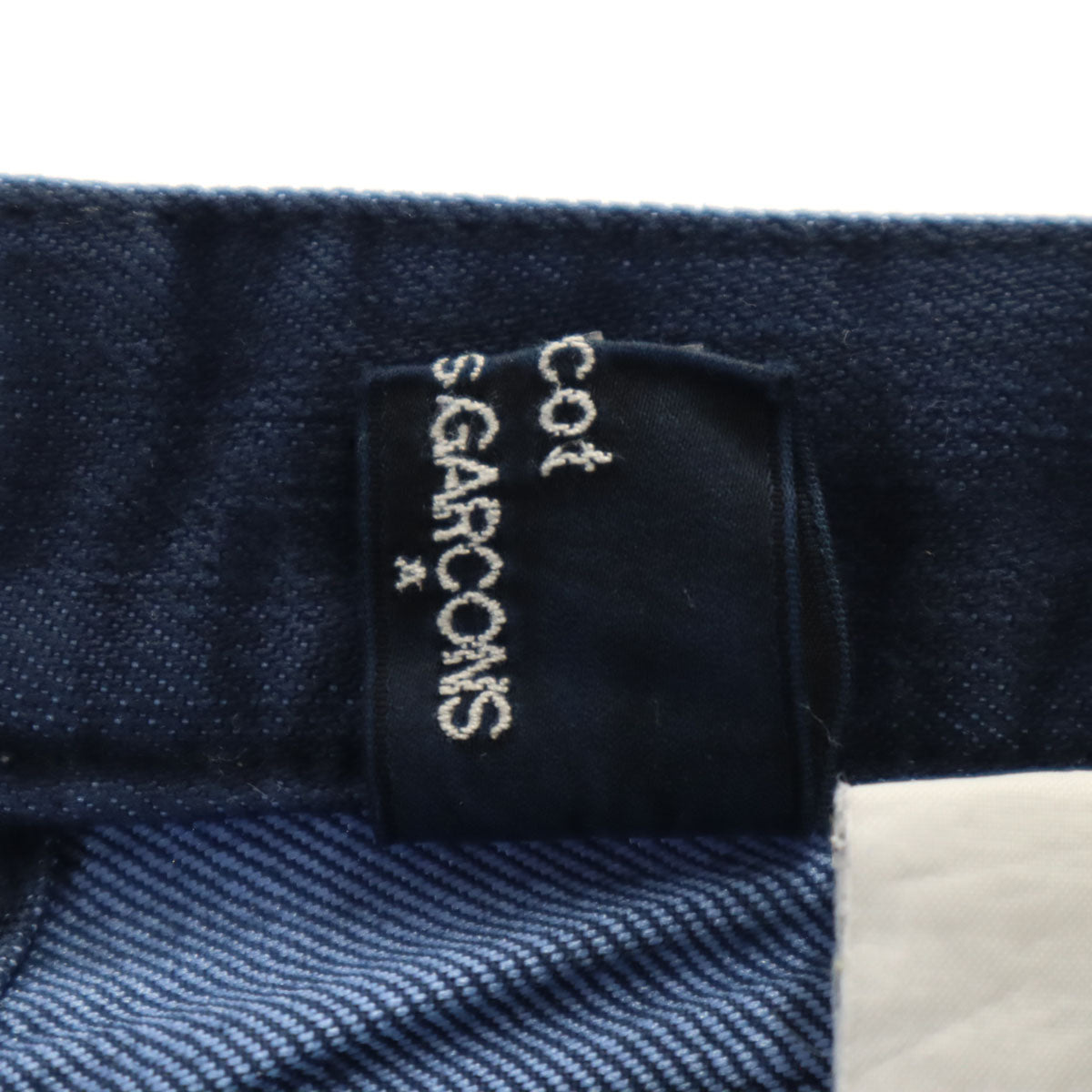 tricot COMME des GARCONS トリコットコムデギャルソン デニム クロップドパンツ S ネイビー メンズ