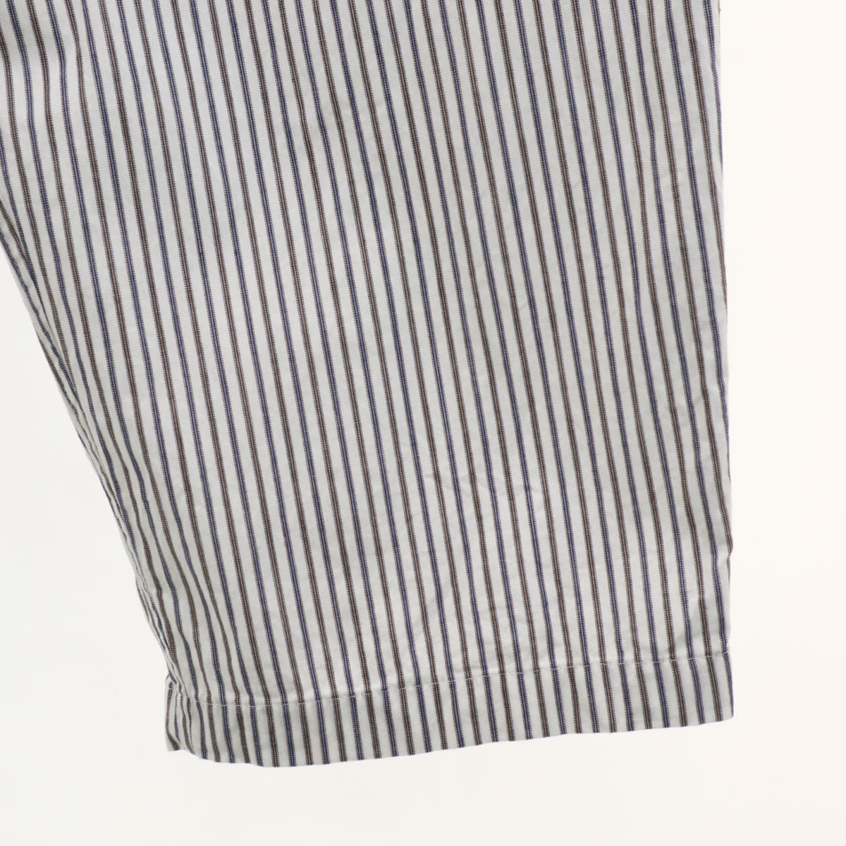 6 ロク 日本製 ストライプ柄 パンツ 34 オフホワイト ユナイテッドアローズ レディース